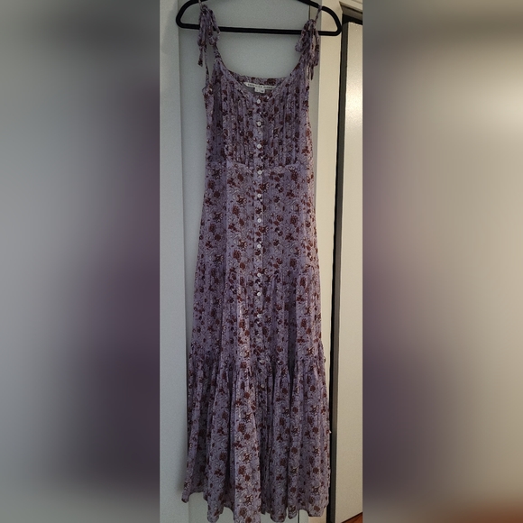 Veronica Beard Windansea Floral Print Maxi Dress - Picture 3 of 7